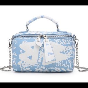 Graffiti Rectangle Crossbody - Angel Beautee